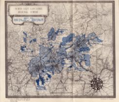 North-East Lancashire 1929 Regional Scheme Report-Water Map.