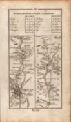 Ireland Rare Antique 1777 Map Dublin Chapelizod Lucan Leixlip Maynooth Etc.
