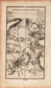 Ireland Rare Antique 1777 Map Dublin Tallaght Terenure Blessington Wicklow.