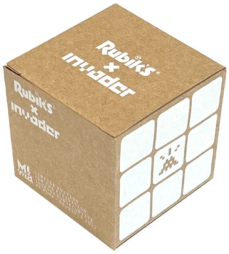 Invader (b. 1969-) "Rubikcubist" RUBIK'S X INVADER CUBE + 11 Invader Postcard Kit, SOLD OUT 2022 - Image 9 of 11