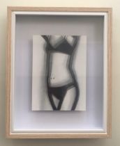 Julian Opie(1958)3D Lenticular Moving Image, In Sepia, Walking, Dancing, Undressing, Smoking, Framed