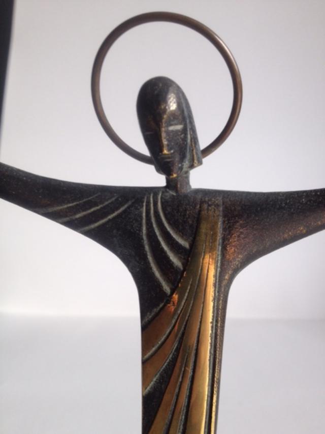 Hagenauer Bronze c1930s 'Christ The Redeemer' Superb Iconic Vintage (2 of 2) - Image 7 of 14