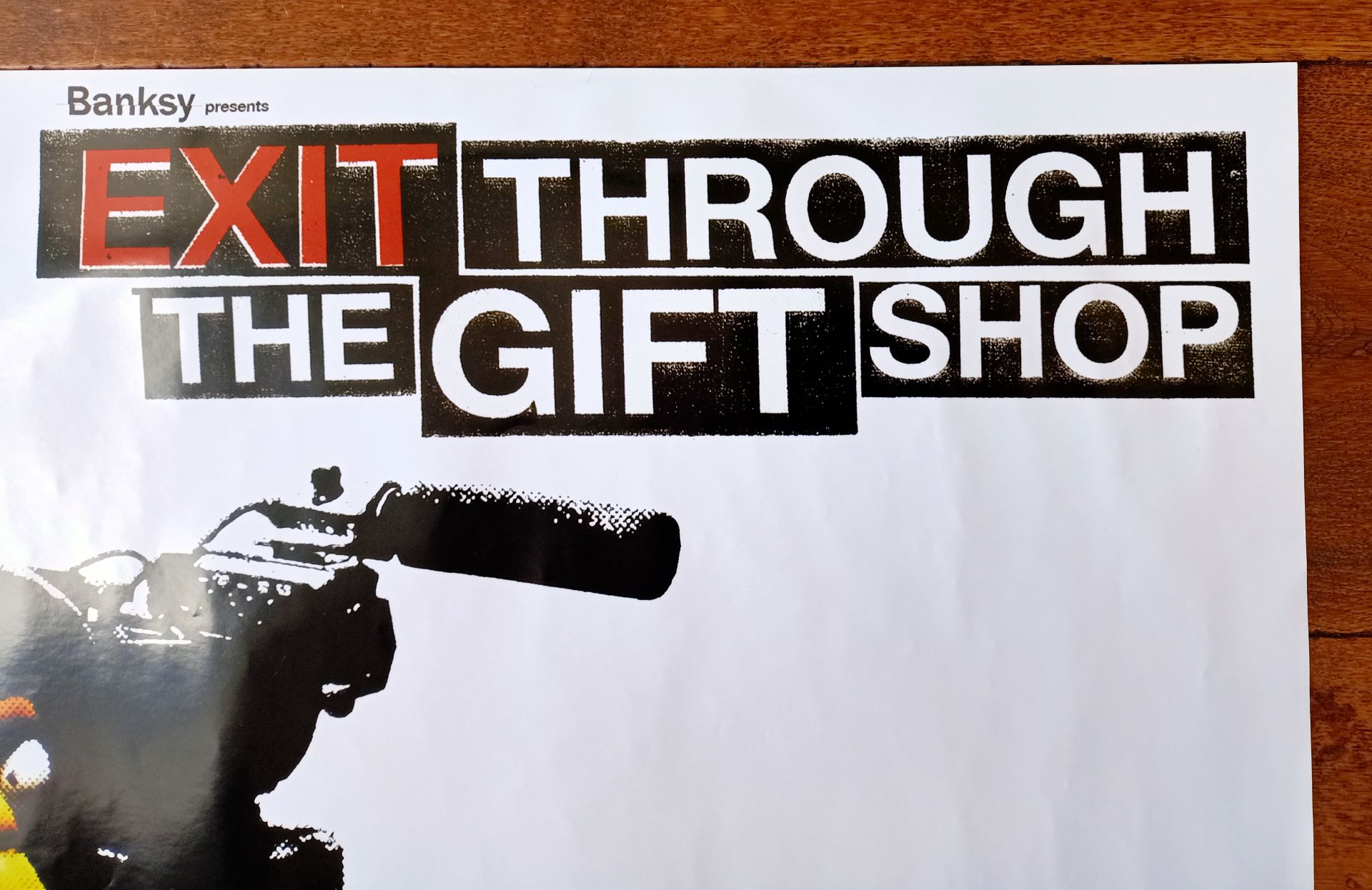 Banksy Official Rare Poster 'Exit Through The Gift Shop' 2010 (#0452.01) - Image 4 of 7