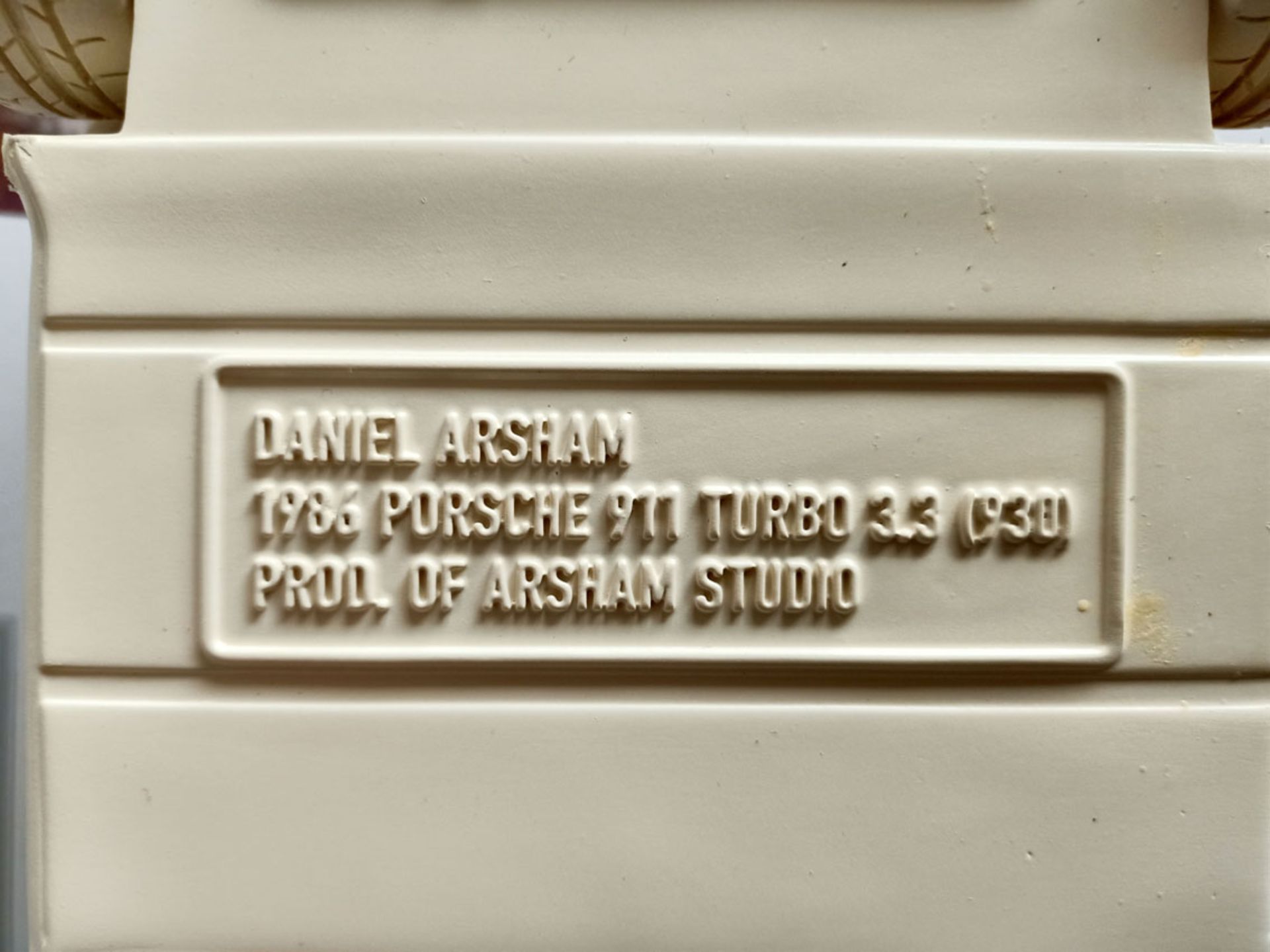 Daniel Arsham Corroded Porsche 911 White Brand New Limited Edition 274/500 (#0565) - Image 8 of 20