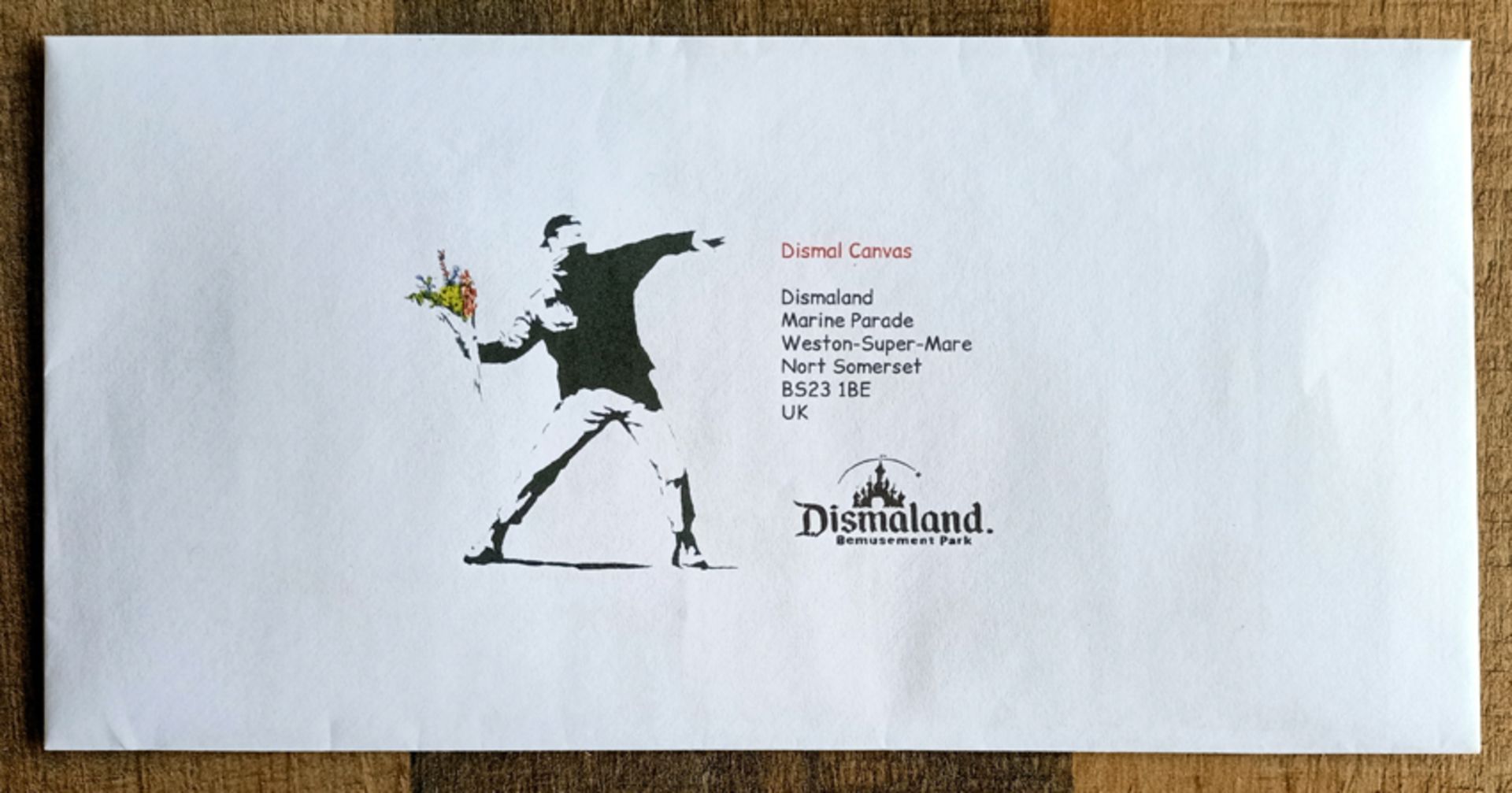 Banksy (Atributted) Dismaland Real Dollar w/SeeTicket (#0517) - Image 8 of 8