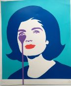 Pure Evil (English 1968) Purple ‘Jackie Kennedy In Tears’, Screenprint, Signed Numbered Limited Edit