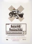 Banksy (Austin Wilde) x Badmeaningood Poster Roots Manuva LE 1/20 + Sticker (#0578)