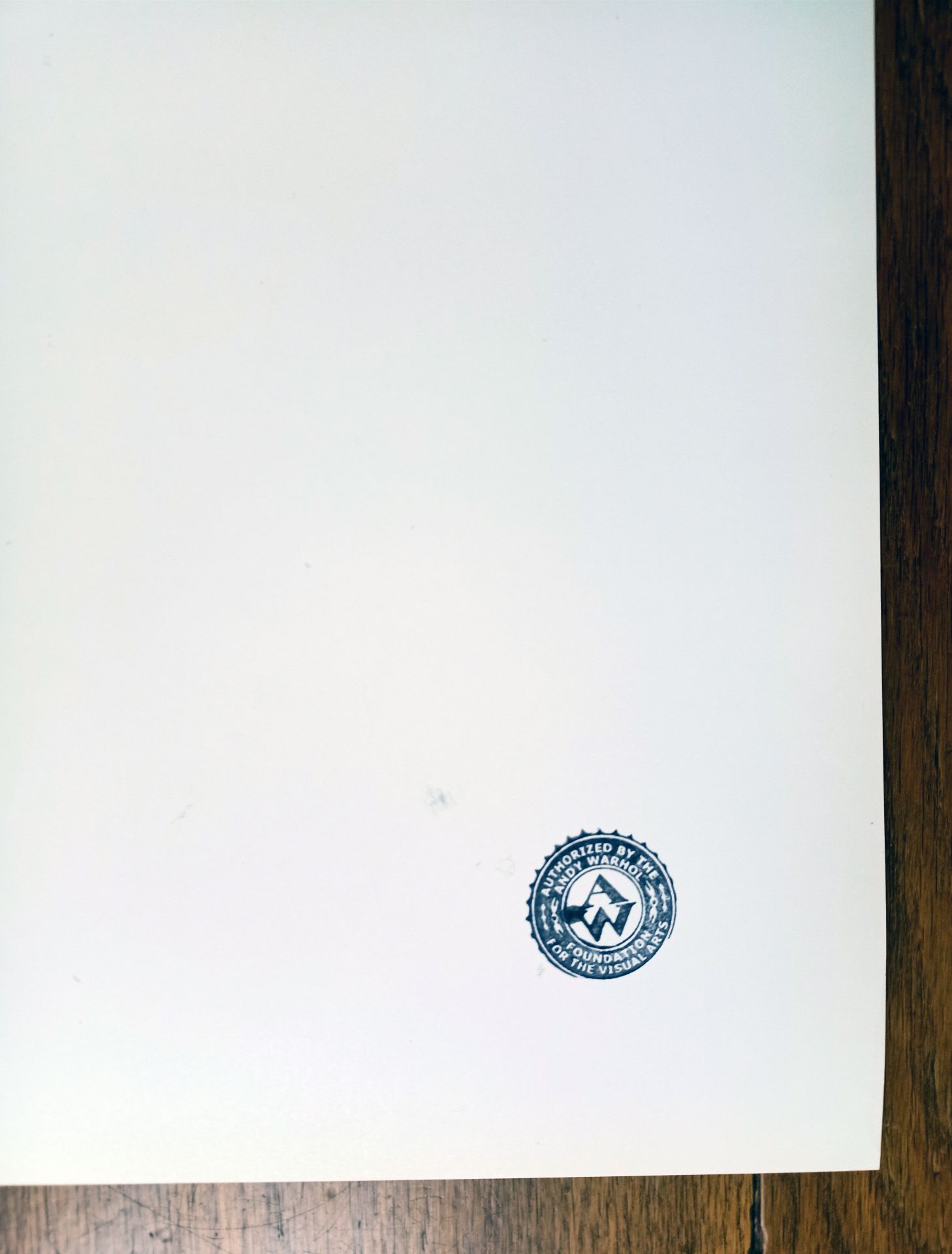 Andy Warhol Posterprint ""Cars"" ""400 Tourenwagen"" Stamped (#0470) - Image 3 of 4