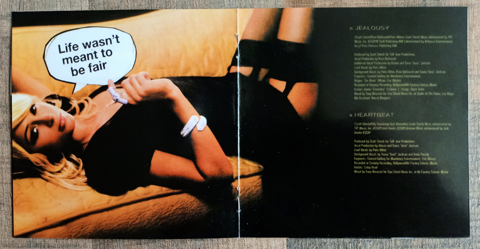 Paris Hilton & Danger Mouse - Paris CD Artwork By Banksy 2nd Pressing. (#0570) - Image 10 of 11