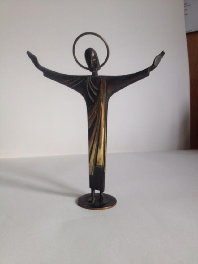 Hagenauer Bronze c1930s 'Christ The Redeemer' Superb Iconic Vintage (2 of 2) - Image 2 of 14