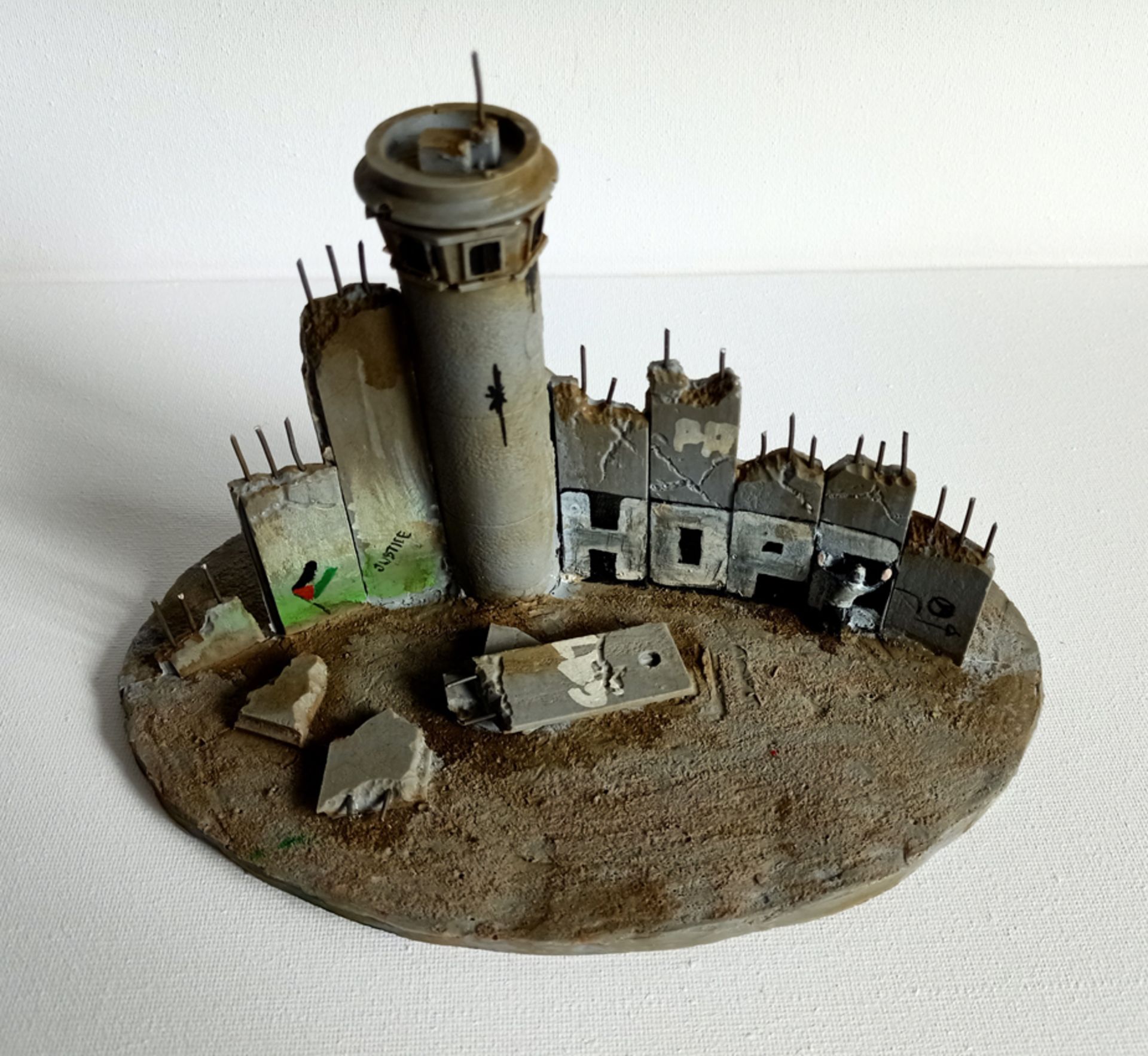 Banksy (Attributed) Tower Sculpture ""Hope"" Walled Off Hotel 6D (#0590) - Image 9 of 11