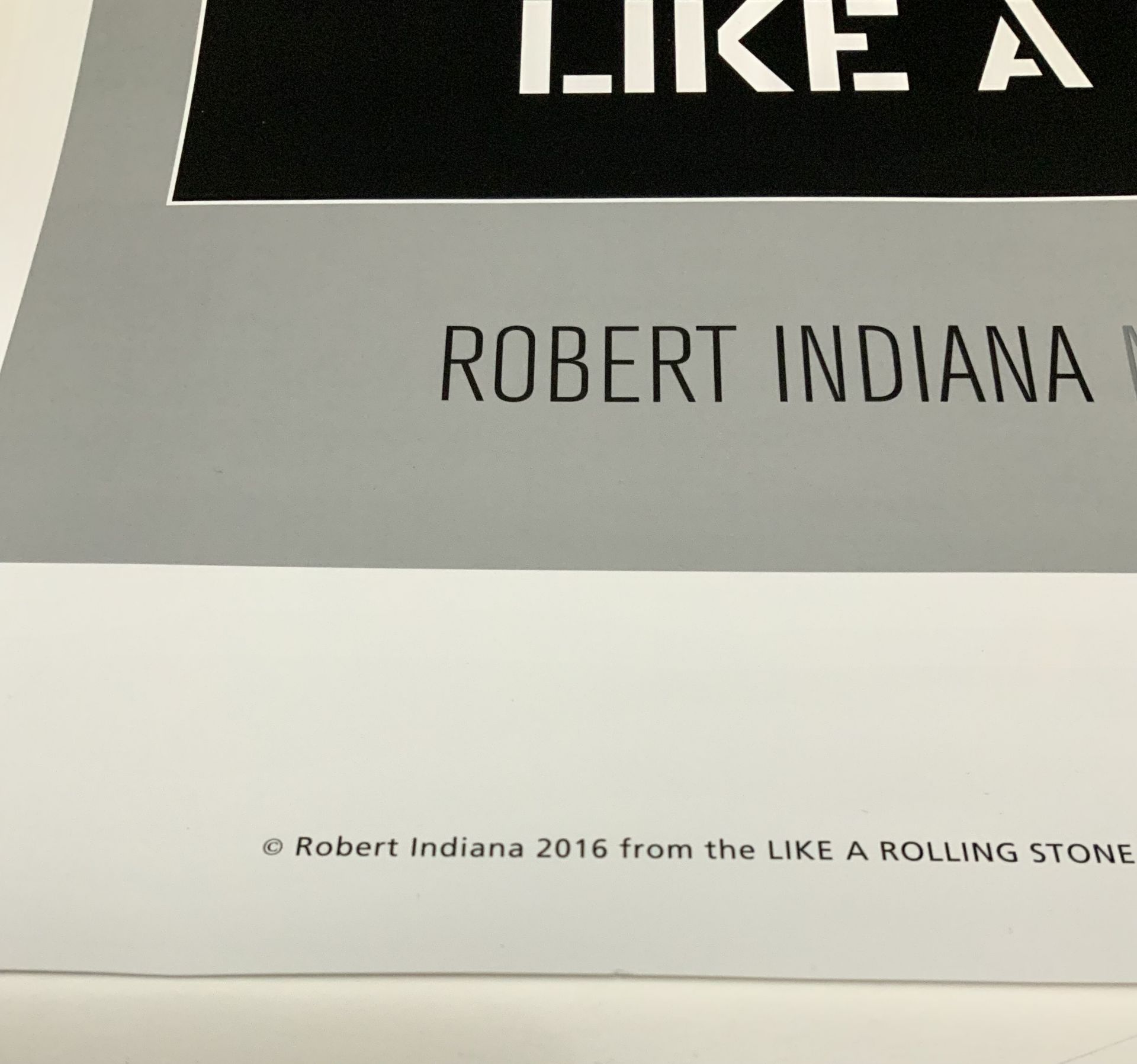 Robert Indiana - “Now and Then” Limited Edition Exhibition Poster - 2016 - Image 2 of 11