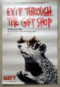 Banksy Poster Exit Through The Gift Shop RARE SOLD OUT! (#0681)