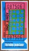 Andy Warhol Lincoln Center Ticket 1967 Stamp (#0512)