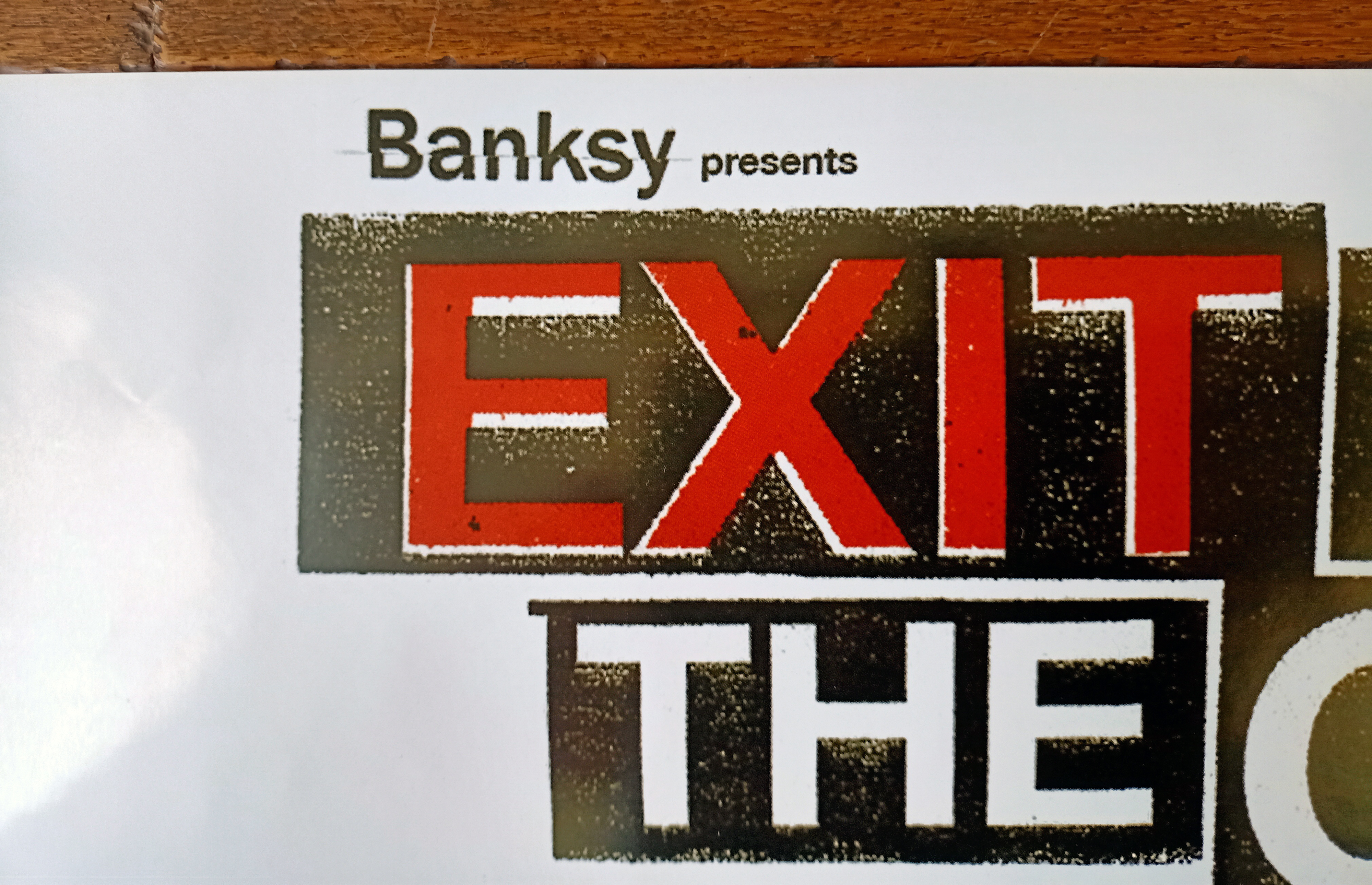 Banksy Official Rare Poster 'Exit Through The Gift Shop' 2010 (#0452.01) - Image 6 of 7