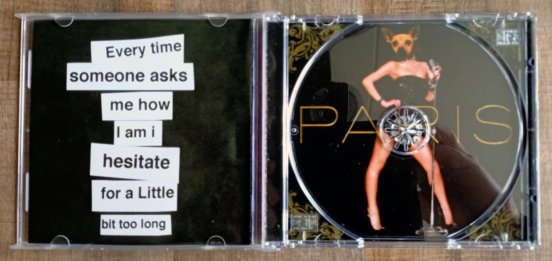 Paris Hilton & Danger Mouse - Paris CD Artwork By Banksy 2nd Pressing. (#0570) - Image 3 of 11