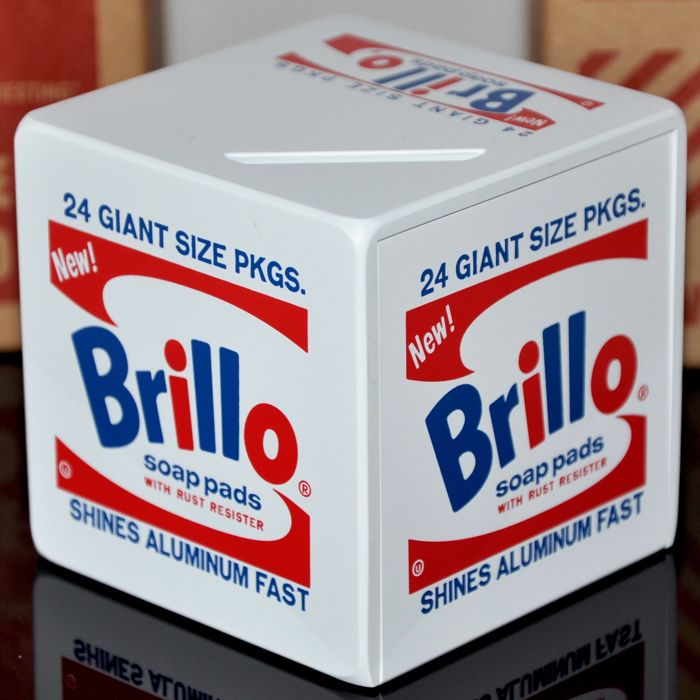 Andy Warhol - Brillo Alu. Cube Money Box 2009 - Limited Edition 0250/3000 (#0274)