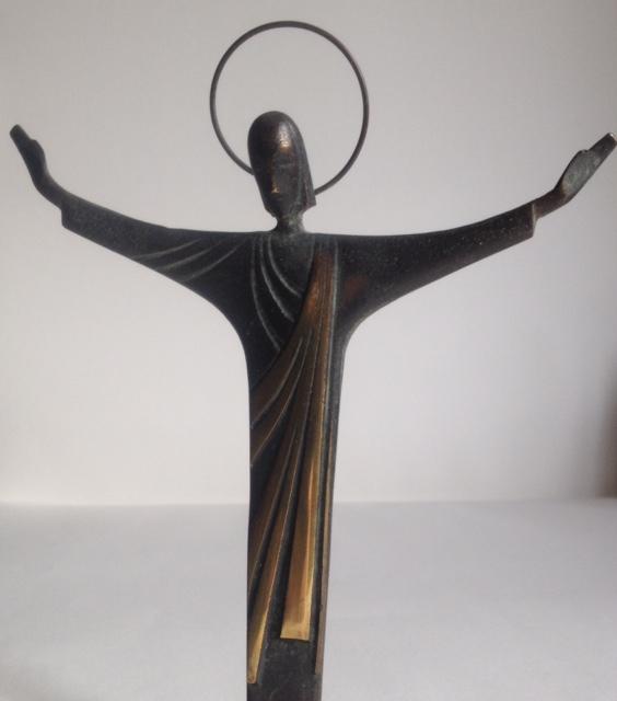 Hagenauer Bronze c1930s 'Christ The Redeemer' Superb Iconic Vintage (2 of 2) - Image 6 of 14