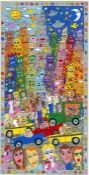 James Rizzi (1950-2011) - The City That Never Sleeps. Hand Signed 1998 (#0417.01)