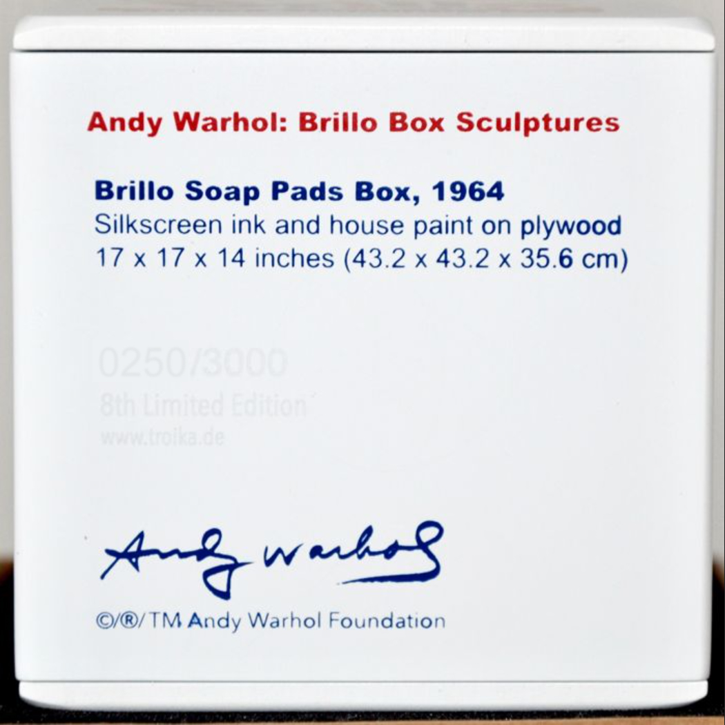 Andy Warhol - Brillo Alu. Cube Money Box 2009 - Limited Edition 0250/3000 (#0274) - Image 6 of 8