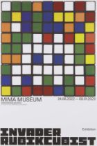 Invader (b. 1969) From (Rubik Invader) Series, Cyclops Invader, 2022,