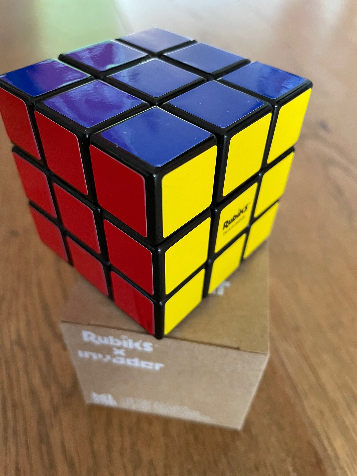 Invader (b. 1969-) "Rubikcubist" RUBIK'S X INVADER CUBE + 11 Invader Postcard Kit, SOLD OUT 2022 - Image 11 of 11