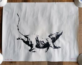 Banksy (Attributed) - GDP Rat Silkscreen - Silkscreen - Signed - 2019 (#0522)