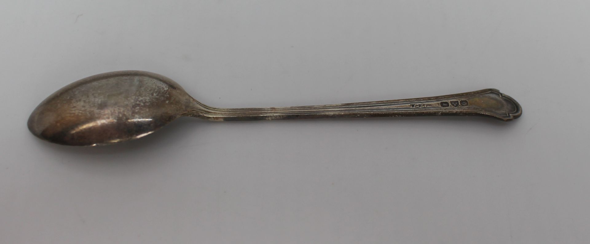 Cased Set of 6 Solid Silver Tea Spoons Chester 1941 - Image 5 of 5