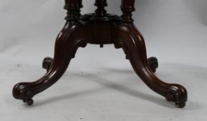 Victorian Mahogany Oval Tilt Top Table