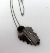 Art Deco Style Pendant Necklace