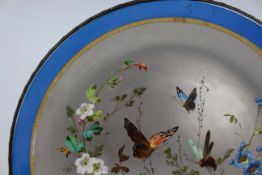 Decorative Victorian Hand Painted Charger