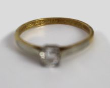 Diamond Solitaire Ring 0.21 Carat