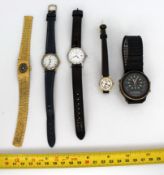 Collection of 5 Vintage Wristwatches