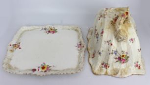 Antique Staffordshire Cheese Dish.
