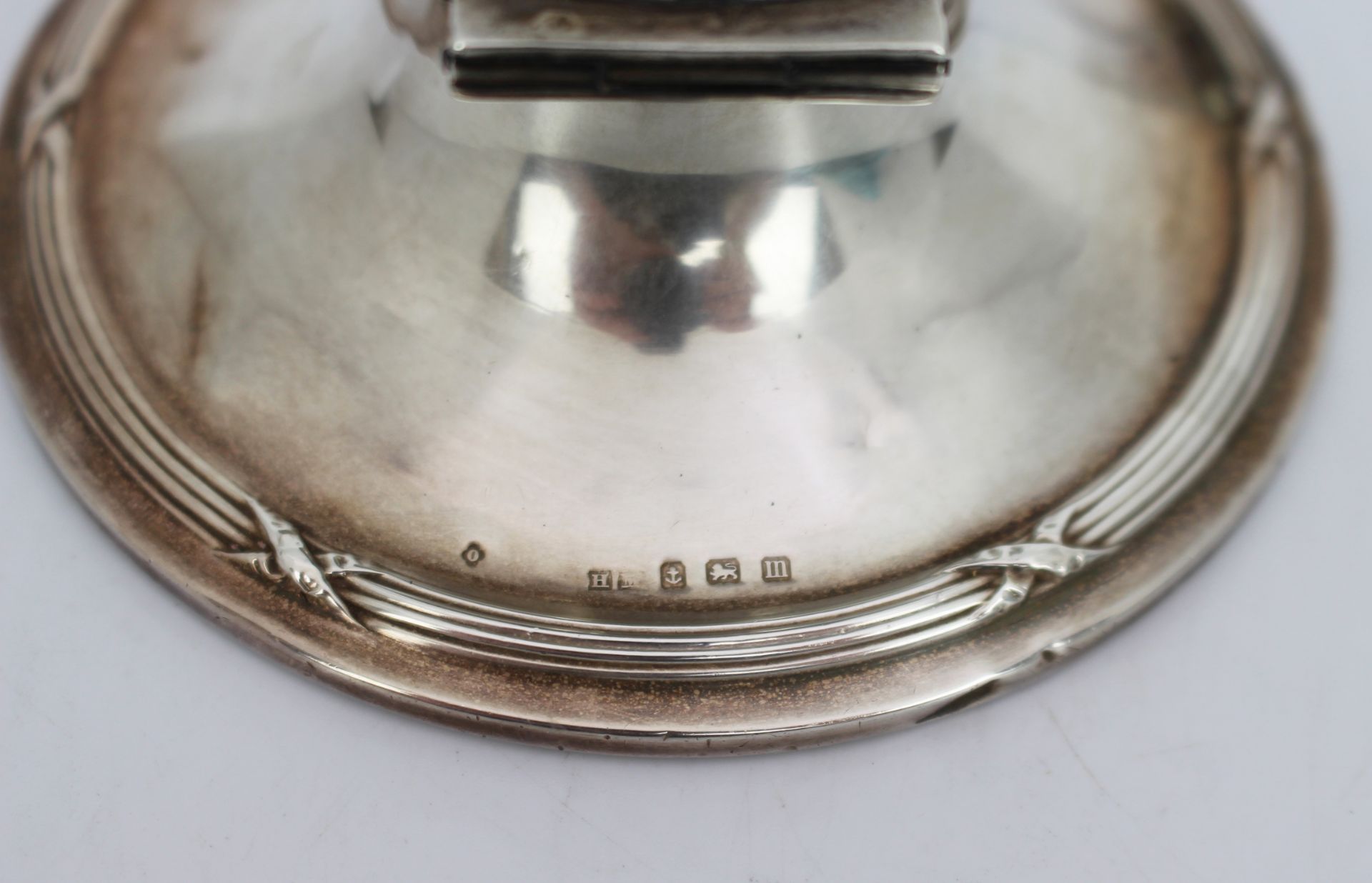 Solid Silver Inkwell - Image 4 of 6