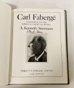 Carl Faberge Signed Book by A.Kenneth Snowman 1980
