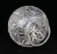 Heavy Cut Glass Crystal Lamp Shade
