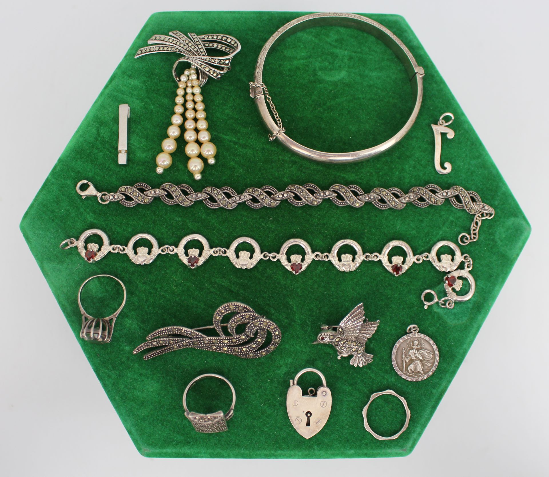 Collection of Vintage Silver Sterling 925 Jewellery