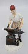 Royal Doulton Figurine The Blacksmith of Williamsburg HN 2240