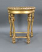 Victorian Carved Giltwood Bijouterie Cabinet