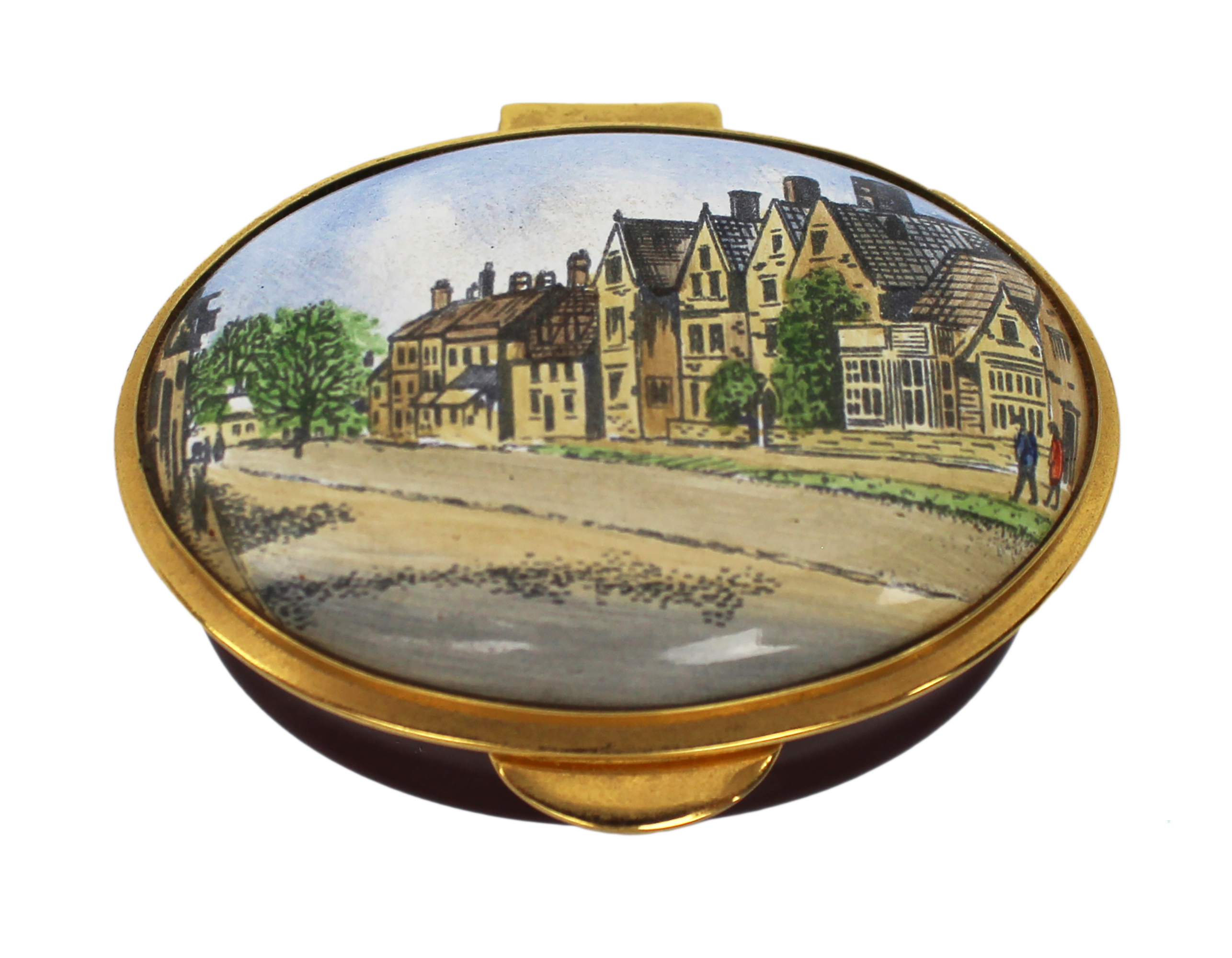 Collection of 3 Vintage Enamel Pill Boxes Halcyon Days - Image 5 of 10