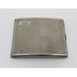 Solid Silver Cigarette Case by Smith & Bartlam 1934