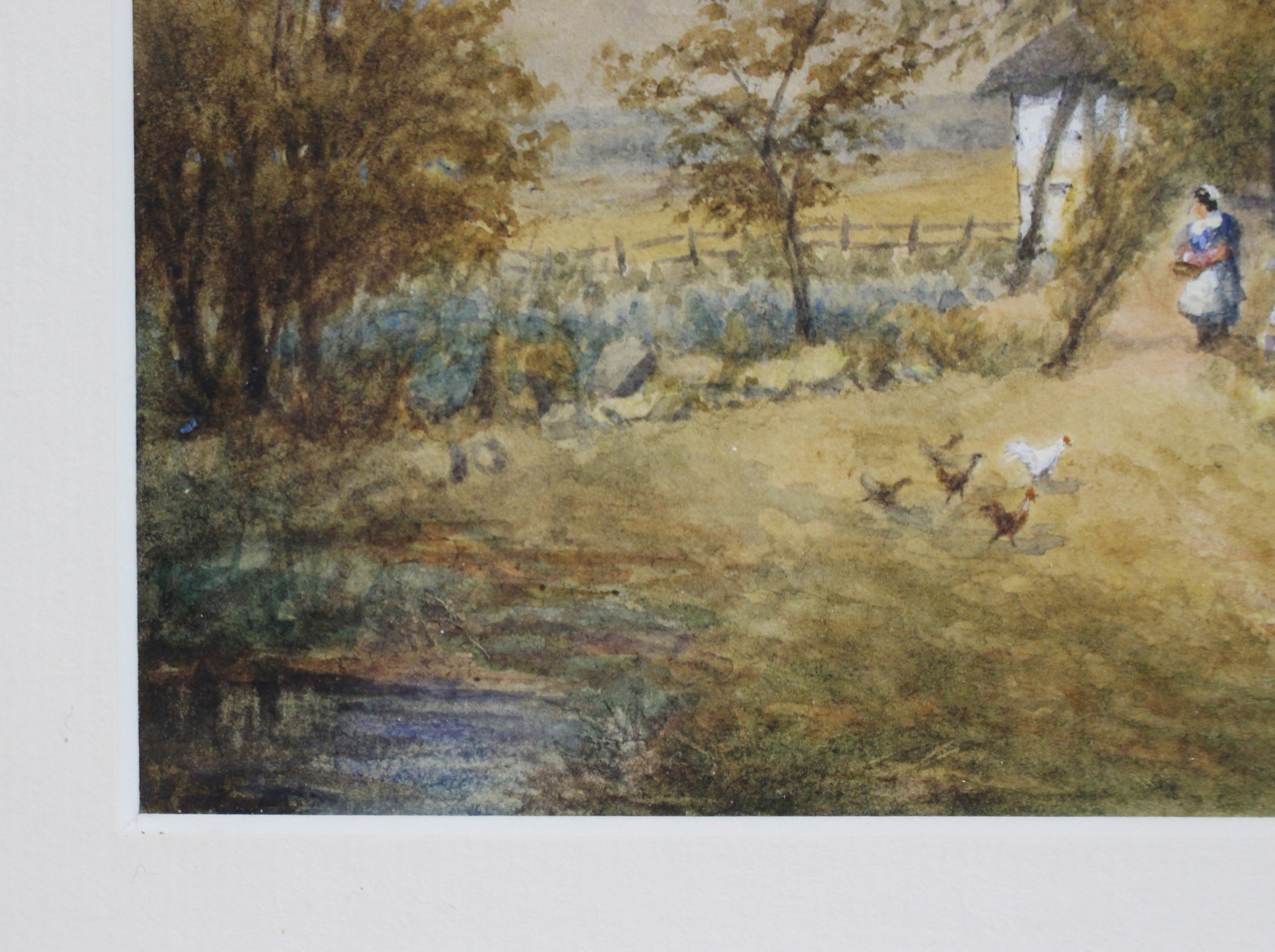 Victorian Landscape Watercolour by Mathilda Nottelle 1888 - Image 3 of 5