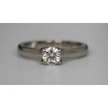 Leo Diamond Platinum Ring