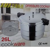 26lt Aluminium Pressure Cooker Induction Bottom