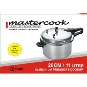 11lt Aluminium Pressure Cooker Induction Bottom