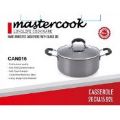 Mastercook 30cm Anodised Casserole