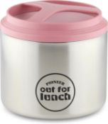 Pioneer HIB-1000/P Vacuum Insulated Lunch Box Pink, 1 Litre