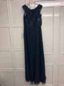 Richard Designs Bridesmaid Or Prom Dress, RDM1044, Size 14 In Navy