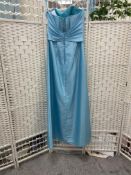 Romantica Bridals Dress Blue Taffeta Size 12 "Dixie"